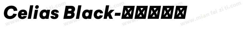 Celias Black字体转换
